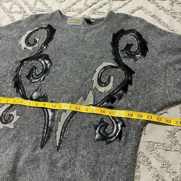 VINTAGE Diana Marco Silk and Angora Blend Sweater size 24W - Picture 7 of 10